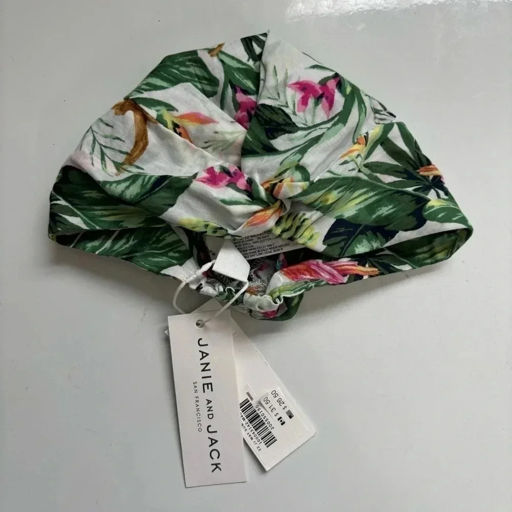 NWT Janie and Jack TROPICAL JUNGLE HEADWRAP or turban